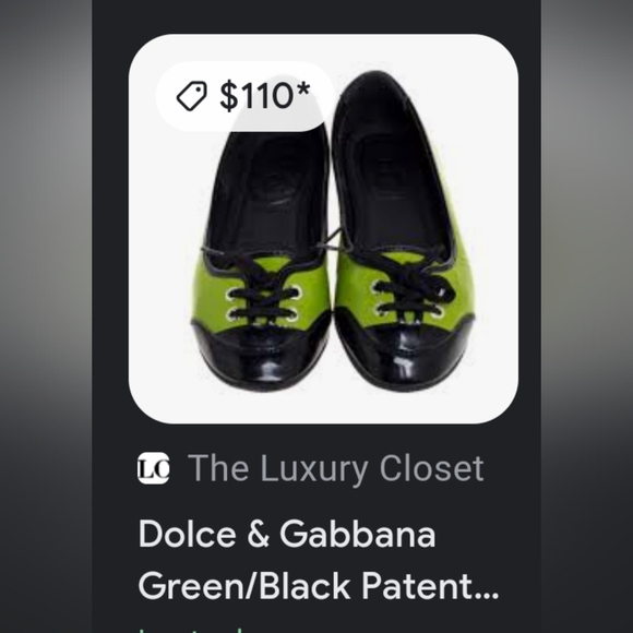 Vintage Dolce & Gabbana Y2K Bumblebee Leather Flat Ballerina Loafer - Picture 3 of 15